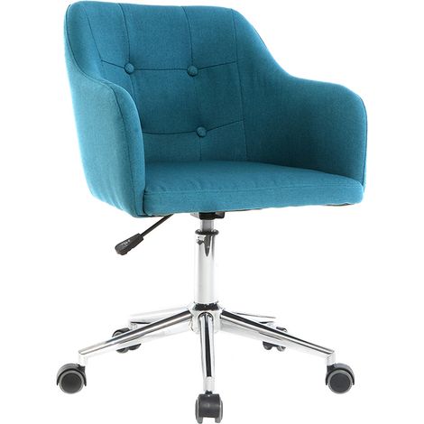 Design Bürosessel Stoff Blaugrün BALTIK
