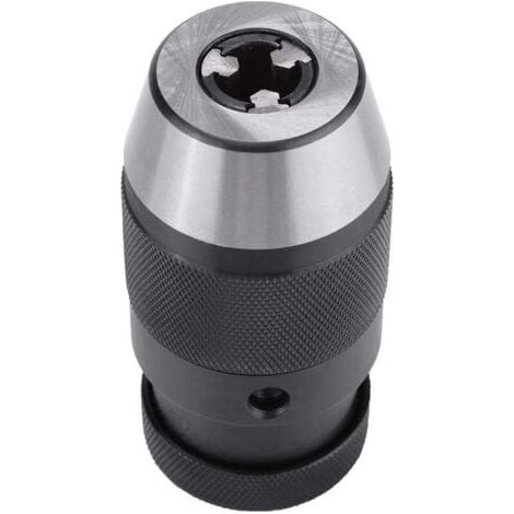Portabrocas de alto rendimiento de 0-13 mm, 1/2 B16, de acero, sin llave, para tornos eléctricos (1/5)