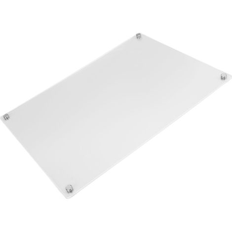 Tableau magnétique effaçable à sec en acrylique pour réfrigérateur, agenda transparent réutilisable avec 6 marqueurs, 40 cm x 30 cm (1/5)
