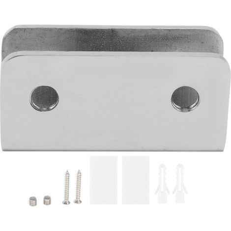 Pince de fixation en verre rectangulaire, support de serrage en acier inoxydable 304 pour verre de 8 à 12 mm (1/5)