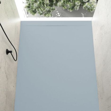 Plato de ducha resina COVER ceniza  80x100cm