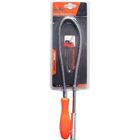 Trade Shop Traesio - Asta Magnetica Flessibile Raccogli Utensili Magnetico Con Calamita 57 Cm 94623 -