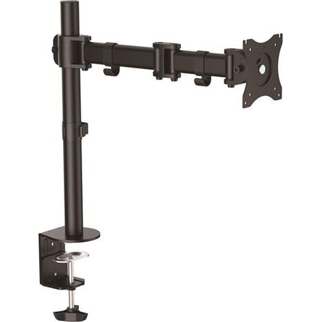 StarTech.com Support de bureau pour écran - Bras articulé - Acier robuste - Pince - 8 kg - 33 cm (13) - 68,6 cm (27) - 100 x 100 mm - Noir (ARMPIVOTB) (1/3)