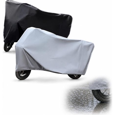 Lot de 2 Housses Vélo Extérieur en PEVA, Bâches Pluie et Poussière (1/5)