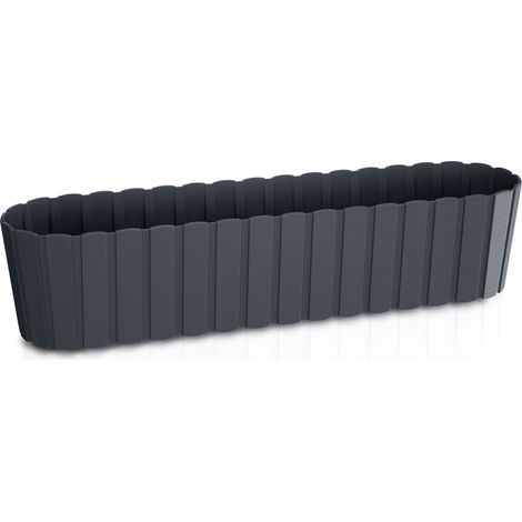 Boardee Case DDEC600 länglicher Blumentopf  Anthrazit