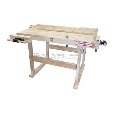 Banco de trabajo con doble encimera HOLZMANN wb155twin (1/5)