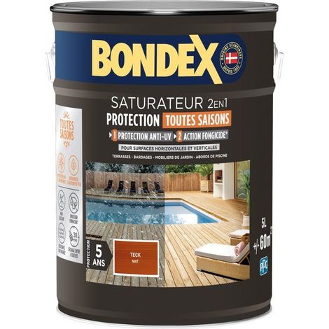 Bondex Sellador para Madera 5l Teca - Bondex (1/5)