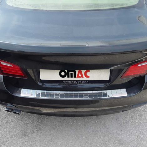 OMAC Ladekantenschutz Stoßstangenschutz für BMW 5er F11 Touring 2009-2017 – Edelstahl Chrom (1/5)