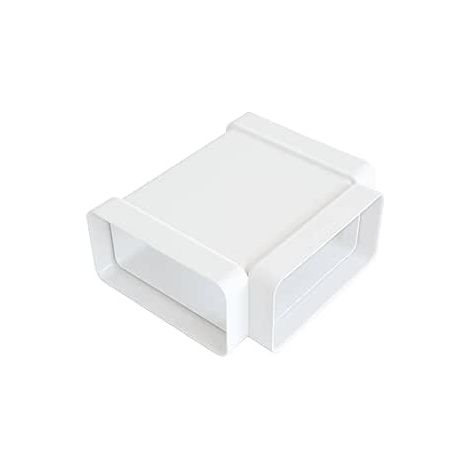 Raccordo a T per aerazione canalizzata pvc bianco 120 x 60 mm 12 x 6 cm (1/5)