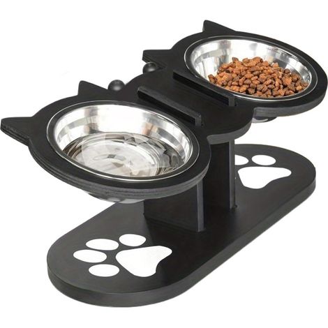 Ensemble de nourriture pour chat et gamelle d'eau - Gamelle réglable pour (1/5)