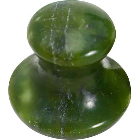 Gesichtsmassage-Set – Pilzförmige heiße Steine – Jade-Gua-Sha-Werkzeug – Für Augen- und Lippenkontur – 2-teilig (1/5)