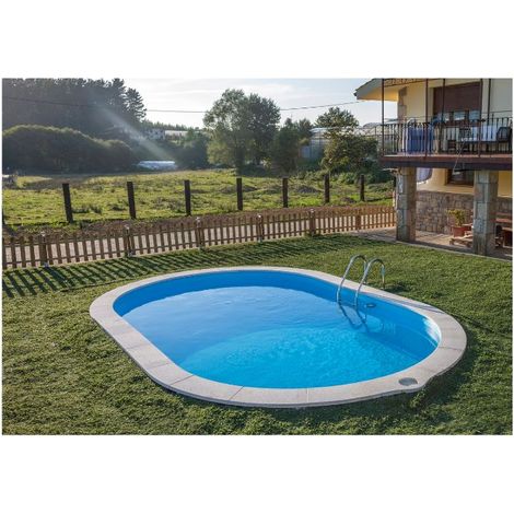 Piscina interrata Gre Sumatra ovale 500x300x120 cm (1/4)