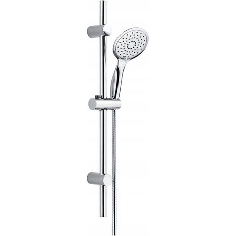 Set doccia Laveo con asta cromata, 3 getti, Fino (1/2)