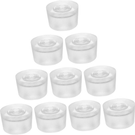 10 pieds de meubles transparents antidérapants en silicone (1/5)