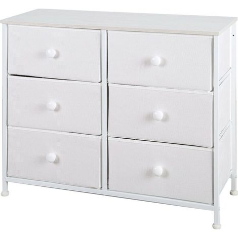 Cassettiera Max Home Bianco 80 x 62 x 30 cm (1/5)