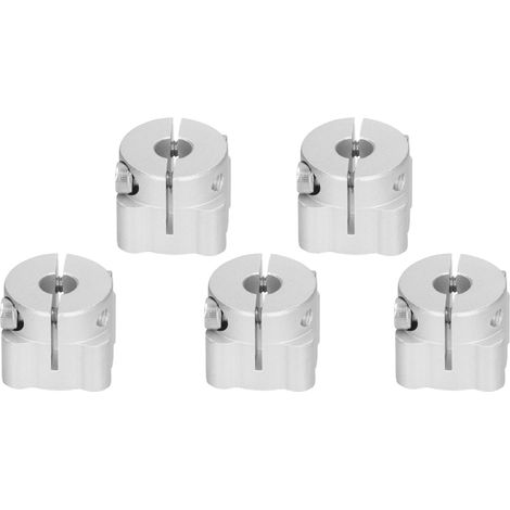 Lot de 5 colliers de serrage en alliage d'aluminium à trou rond, pour arbres de charge haute vitesse, pièces métalliques 331000160008 (1/5)