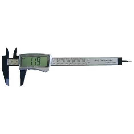 Metrica 10745 - Calibro digitale, materiale plastico, 150 mm
