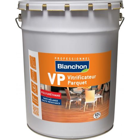 Blanchon – Vitrificateur parquet 10L mat soie – Protection durable pour bois dur – Haute résistance et faible odeur – Application facile - VP 10 L MAT