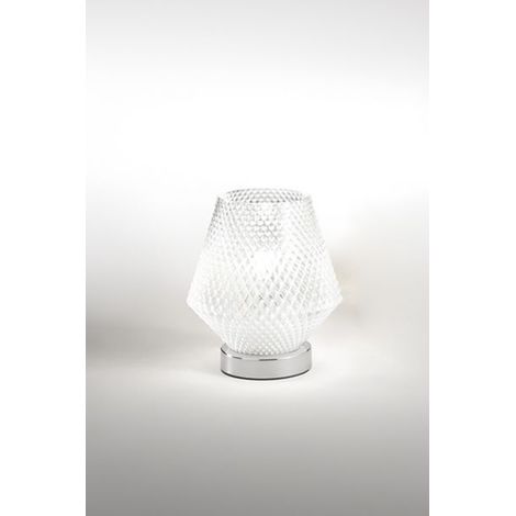Lampada Da Scrivania Contemporanea Arnia Bianco 1 Luce E27