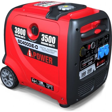 Groupe électrogène Inverter silencieux 3800W – Autonomie 10h à 50% – Système anti-vibration – Protection manque d'huile – Ai Power