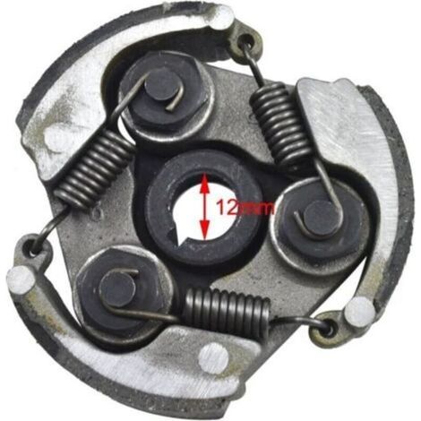 Embrayage centrifuge générique à 3 mâchoires pour 43, 47 et 49 cm3 de pocket-bike, motos de cross, mini motos, quads (1/4)