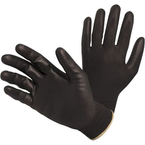 POLI Gartenhandschuhe schwarz 10