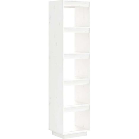 Maison Exclusive - Bücherregal/Raumteiler Weiß 40x35x167 cm Massi (1/5)
