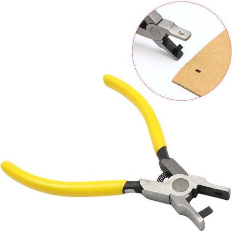 Perforatrice per cinturini in pelle per orologi, foro quadrato 4 x 2 mm, perforatrice per cinturini da polso, strumenti di riparazione (1/5)
