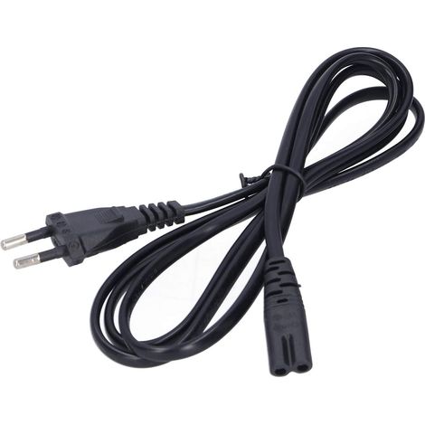Câble d'alimentation pour Lampe en PVC, 2,5 a, 1 Mètre, pour Lampes de Bureau, Moniteurs LCD, Imprimantes, Appareils Photo Numériques, Fil d'appareil Photo (1/5)