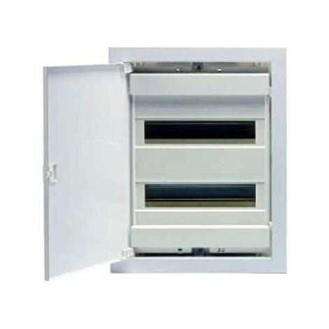 Eti-polam Armoire de distribution modulaire blanche 2x18 modules