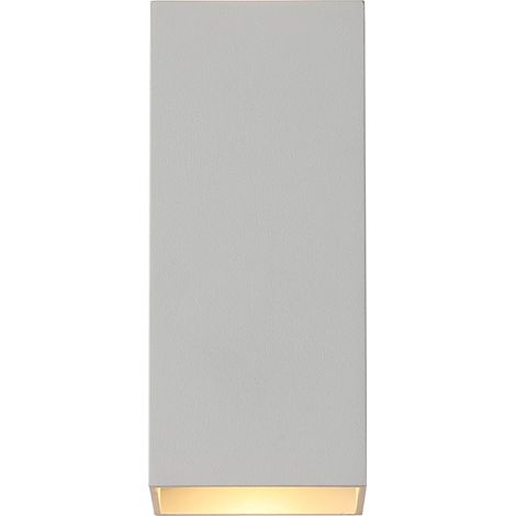 Searchlight Don Applique murale carrée à éclairage haut et bas, blanche, 2 x GU10 (1/5)