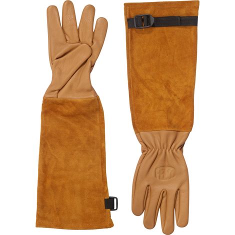 FELCO 705S - Gants de jardinage haut de gamme pour roses en cuir, protection optimale contre les épines