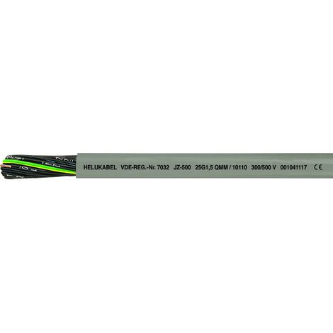 Elektrisches Kabel helu jz-500 3 G 1,5 mm² grau
