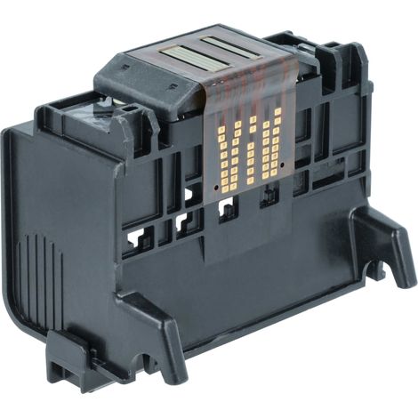 vhbw Printhead compatible with HP Photosmart 7515, 7525, 6525, 7510, 7520 PrinterB/C/M/Y + photo black, 7.3 cm Wide, Refurbished (1/4)
