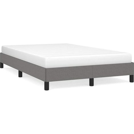 Maison Exclusive - Bettgestell ohne Matratze Dunkelgrau 120x200 c (1/5)