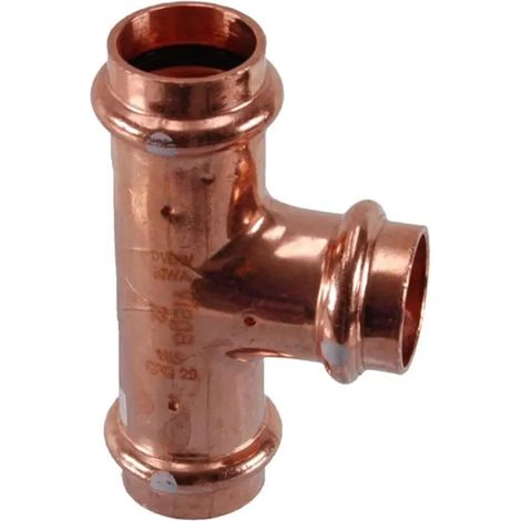 Racor Viega equal tee cobre 18mm prensado juntas FKM