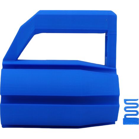 Support de rangement portable pour clubs de golf, avec emplacements individuels pour une visibilité optimale, style tee décoratif bleu. (1/5)