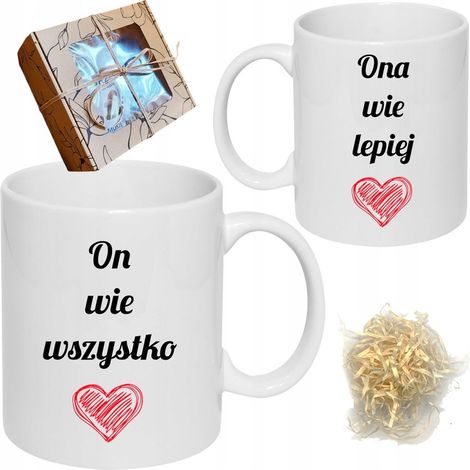 Valentinstagsgeschenkset: Tassen für Sie und Ihn