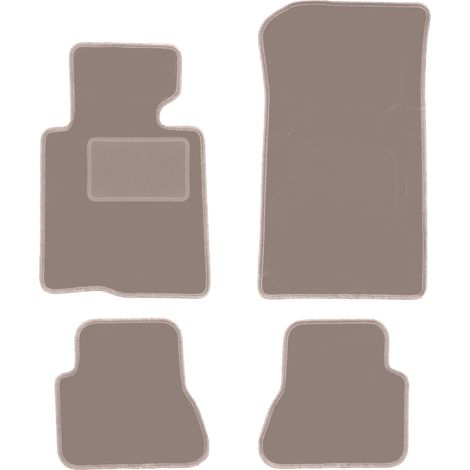Tappetini in velluto beige per: BMW 3 E46 decappottabile (2000-2007) (1/5)