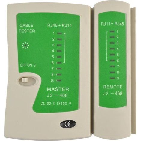 Testeur LED de cable réseau RJ45 RJ11 multifonctionnel (1/4)