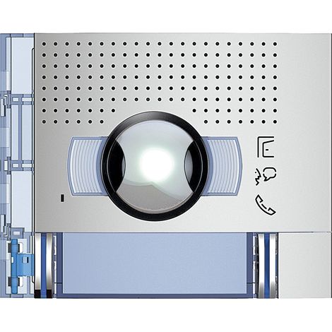 Façade Sfera New pour module électronique audio/vidéo 2appels grd angle Allmetal BTICINO 351321