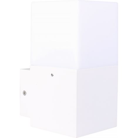 APPLIQUE DA PARETE PER ESTERNO N ALLUMINIO E ACRILICO PER LAMPADINE E27 - DESIGN MODERNO E VERSATILE IDEALE PER INTERNI ED ESTERNI (1/5)