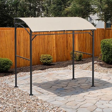 Tonnelle de jardin en métal Polyester 215 x 150 x 220 cm (1/5)