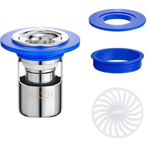 Stück geruchshemmender Duschablauf, Bodenablauf, Rückschlagventil für Duschwaschbecken, Bodenablauf, 38 mm