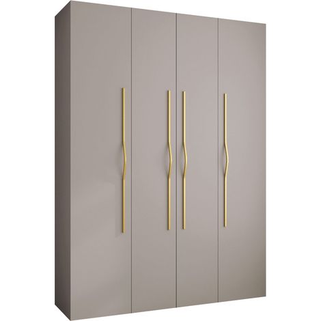 Armario Hartford 564, Cachemira, 246x180x42cm, Puertas de armario: Con bisagras, Número de estantes: 0 (1/5)