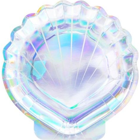 Piatti Sirena - conchiglia opalescente 18,5 cm 6 pezzi