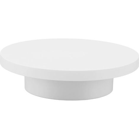 Support rotatif blanc, prise secteur, télécommande, charge max 3 kg, plateau tournant automatique pour produits, diamètre 20 cm / 7,9 pouces (1/5)