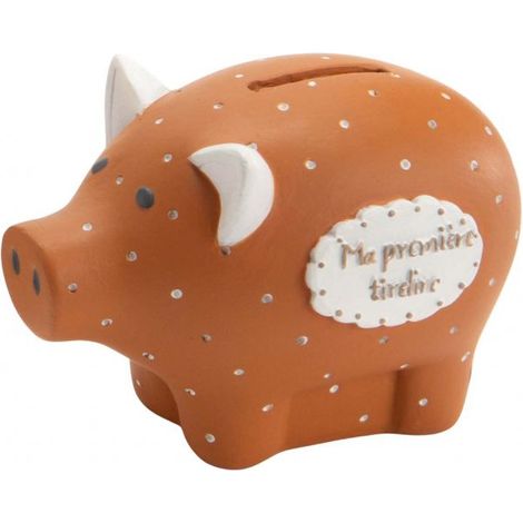 Cochon tirelire Ma première tirelire (1/2)