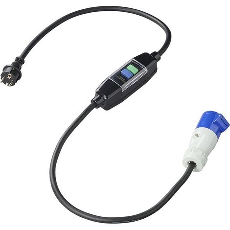 Adapterkabel 150cm 3x 25mm von schuko auf cee fi schutzschalter