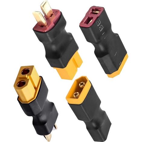 4 pezzi Adattatore con spina XT60 XT-60 per connessioni batteria caricabatterie LiPo RC (1/5)